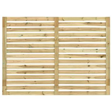 Garden Fence Panel - Impregnated Pinewood 180x180 cm