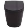 Wall Hung Toilet with Concealed Cistern - Black Ceramic