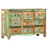 Vintage Chest of Drawers - Solid Reclaimed Wood 130x40x80 cm