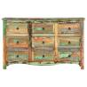 Vintage Chest of Drawers - Solid Reclaimed Wood 130x40x80 cm