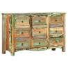 Vintage Chest of Drawers - Solid Reclaimed Wood 130x40x80 cm