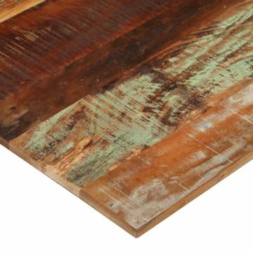 Rectangular Solid Reclaimed Wood Table Top 70x80 cm | HipoMarket