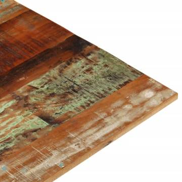 Rectangular Solid Reclaimed Wood Table Top 70x80 cm | HipoMarket