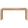 Solid Acacia Wood Bench - 110x38x46 cm | Hipo Market