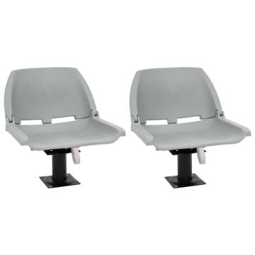 Boat Seats with Pedestal - 360° Rotatable - 2 Pcs Set