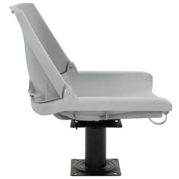 Boat Seats with Pedestal - 360° Rotatable - 2 Pcs Set