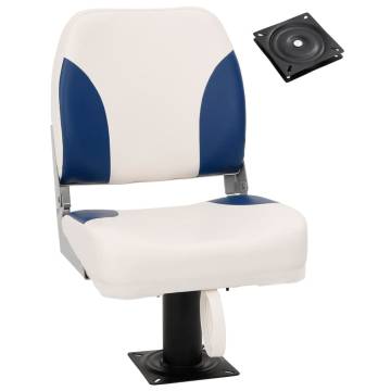 Boat Seat with Pedestal - 360° Rotatable Comfort & Durability