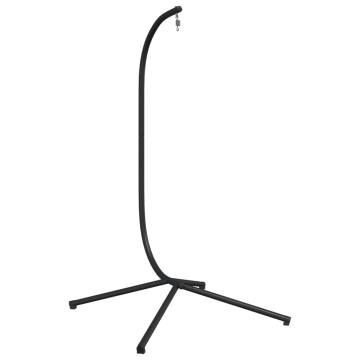 Hanging Egg Chair Stand - Stylish Black Steel Frame