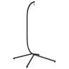 Hanging Egg Chair Stand - Stylish Black Steel Frame