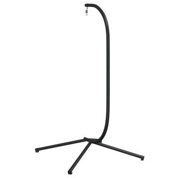 Hanging Egg Chair Stand - Stylish Black Steel Frame