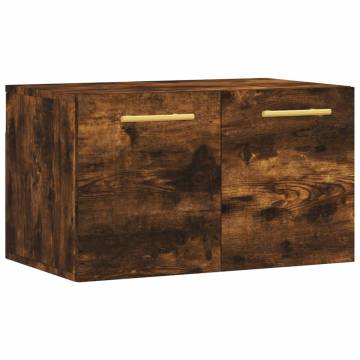 Wall Cabinet Smoked Oak - Stylish Storage Solution