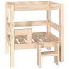 Comfortable Dog Bed - Solid Pine Wood (55.5x53.5x60 cm)