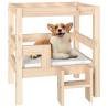 Comfortable Dog Bed - Solid Pine Wood (55.5x53.5x60 cm)