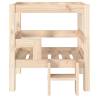 Comfortable Dog Bed - Solid Pine Wood (55.5x53.5x60 cm)