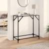  Console Table with Transparent Glass Top 80x35x81 cm Steel Colour transparent Size 80 x 35 x 81 cm Quantity in Package 1 