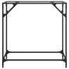 Stylish Console Table with Glass Top - 80x35x81 cm