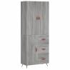 Highboard Grey Sonoma – Stylish Storage Solution | HipoMarket