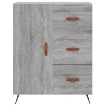 Highboard Grey Sonoma – Stylish Storage Solution | HipoMarket