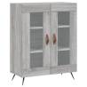 Stylish Highboard Grey Sonoma - 69.5x34x180 cm | Hipomarket