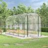 Greenhouse Transparent 160x400 cm - Durable & UV Resistant