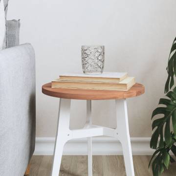 Round Solid Wood Beech Table Top Ø30 cm | Hipomarket UK