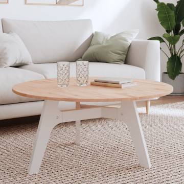 Round Solid Wood Beech Table Top Ø90x1.5 cm - Hipomarket