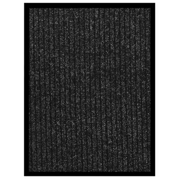 Striped Anthracite Doormat 40x60 cm | HipoMarket UK