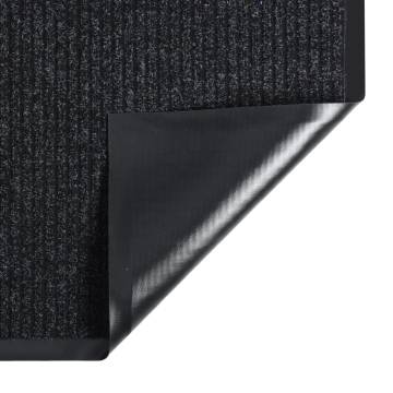 Striped Anthracite Doormat 40x60 cm | HipoMarket UK