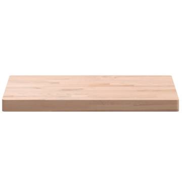 Rectangular Solid Beech Wood Table Top 60x40 - Hipo Market