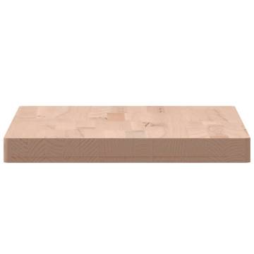 Rectangular Solid Beech Wood Table Top 60x40 - Hipo Market