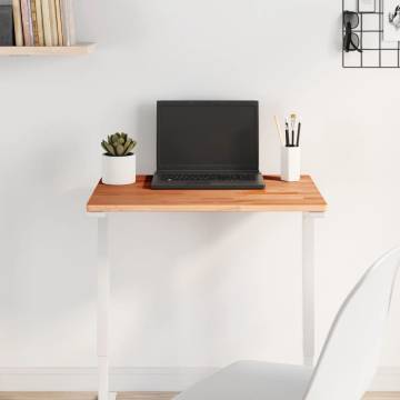 Rectangular Solid Wood Beech Table Top - 60x40 cm