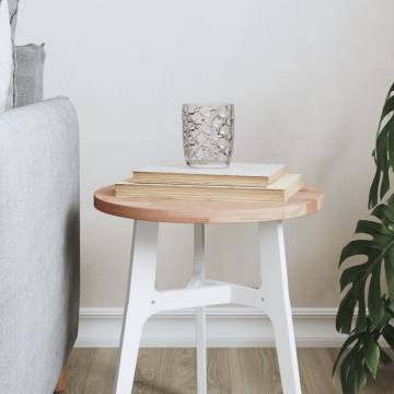 Round Solid Wood Beech Table Top Ø30x1.5 cm - Durable & Stylish