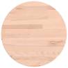 Round Solid Wood Beech Table Top Ø30x1.5 cm - Durable & Stylish