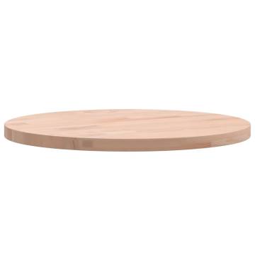 Round Solid Wood Beech Table Top Ø30x1.5 cm - Durable & Stylish