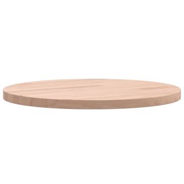 Round Solid Wood Beech Table Top Ø30x1.5 cm - Durable & Stylish