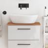  Bathroom Countertop 60x40x1.5 cm Solid Wood Beech Colour brown Size 60 x 40 x 1.5 cm 