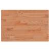 Solid Wood Beech Bathroom Countertop 60x40 cm - Durable Design