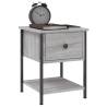 Stylish Grey Sonoma Bedside Table - 34x35.5x45 cm