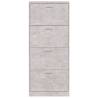 Shoe Cabinet Concrete Grey 59x17x150 cm - Stylish Design