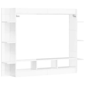 High Gloss White TV Cabinet - Stylish & Practical | HipoMarket