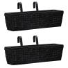 Garden Planters 2 pcs Water Hyacinth Black Colour black Quantity in Package 2 Number of pockets 1 