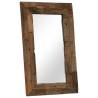 Reclaimed Wood Mirror 50x80 cm - Vintage Charm | HipoMarket