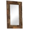 Reclaimed Wood Mirror 50x80 cm - Vintage Charm | HipoMarket