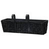 Garden Planters 2 pcs Water Hyacinth Black | Hipomarket UK