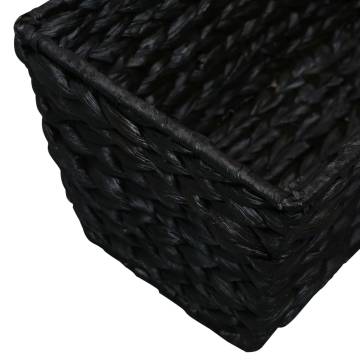 Garden Planters 2 pcs Water Hyacinth Black | Hipomarket UK