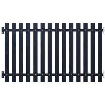 Anthracite Fence Panel 170.5x125 cm - Durable & Stylish