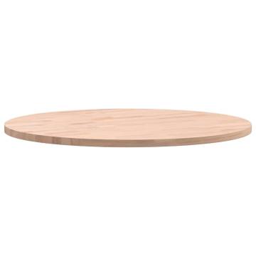 Round Solid Wood Beech Table Top Ø50 cm - Hipomarket