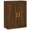 Stylish Highboard in Brown Oak - 69.5x34x180 cm | HipoMarket