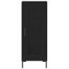 Stylish Highboard Black 34.5x34x180 cm - Hipomarket UK