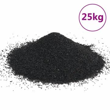 Aquarium Sand 25 kg Black | Natural Safe Substrate